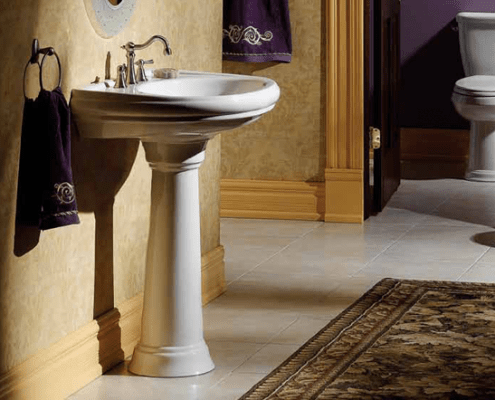 Photo of Pedestal sink